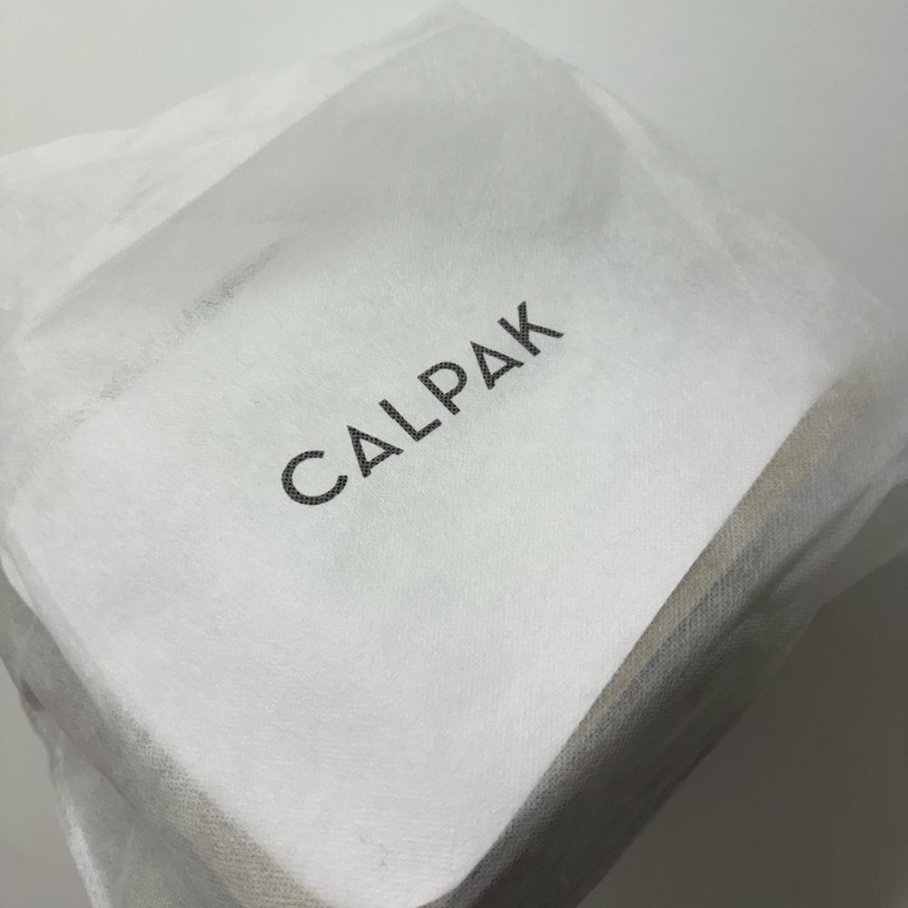 NWT Calpak Medium Clear Cosmetic Case in Stone - Picture 7 of 7
